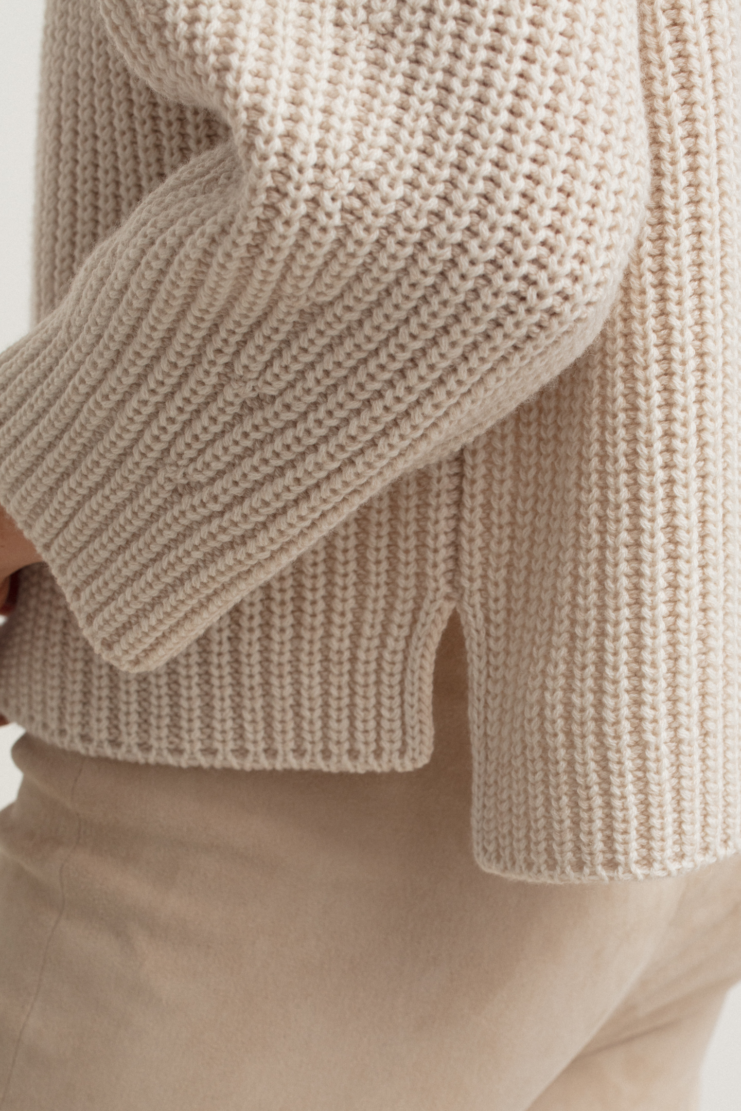 FALLOU ZIP | Stonewashed Cashmere Cardigan